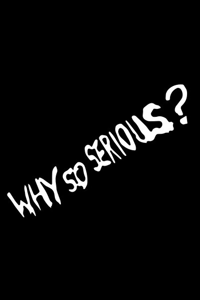 HMNL Why so serious Araba, Motorsiklet, Kask, Laptop,cam Sticker 20x6 Cm