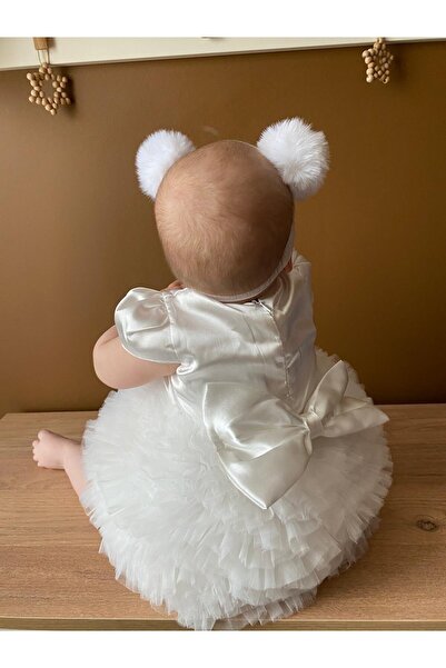 Minizade Rochie de nunta pentru petrecere de aniversare cu captuseala cu tutu pentru fetita si copil