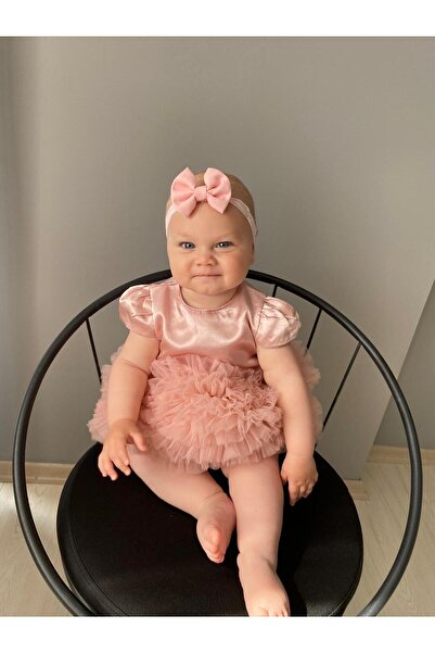 Minizade Bebek Çocuk Doğum Günü Parti Düğün Elbise Tütülü Astarlı Kız Bebek Giyim Çocuk Giyim