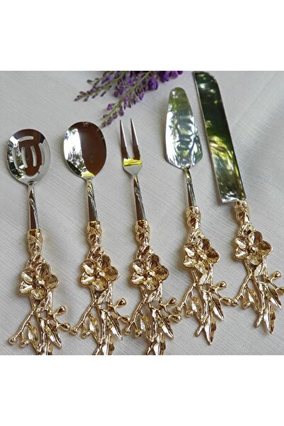 AlyaHomeAksesuar Japanese Rose 5-Piece Serving Set