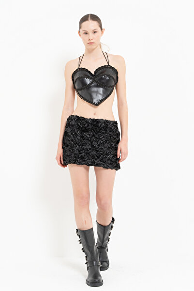 Kikiriki Gül Motifli Etek