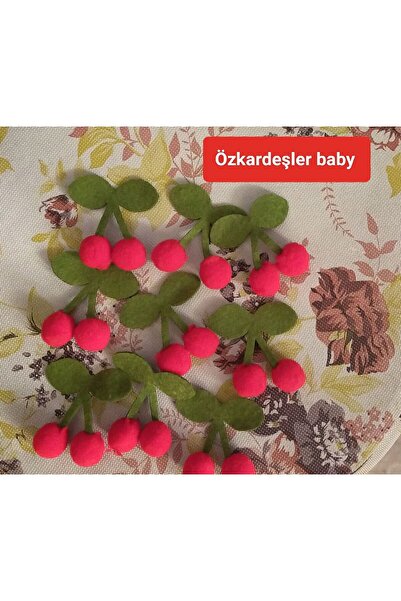 ÖZKARDEŞLER BABY Keçe ponpon kiraz 10, Adet