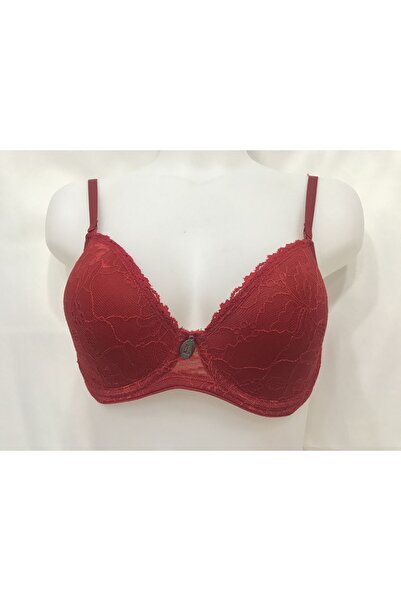Le Jardin Red Caprice Lace Soft Cup Bra - Without Support and Padding 7012