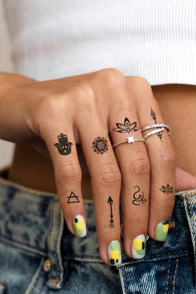 BP Tattoo Hamse Mini Boy Geçici Parmak Dövmesi