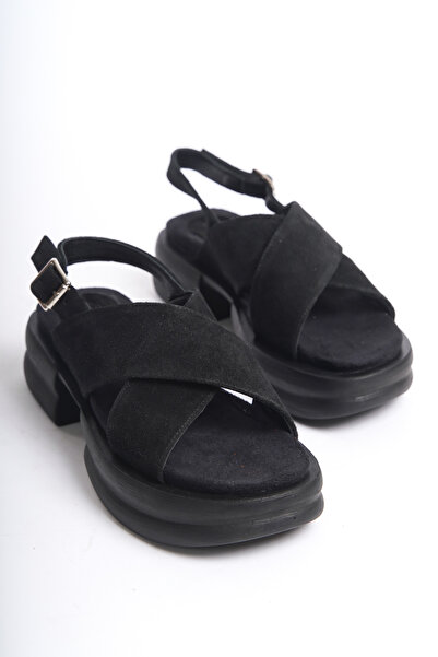 öz se shoes LATTE KADIN DERİ SANDALET