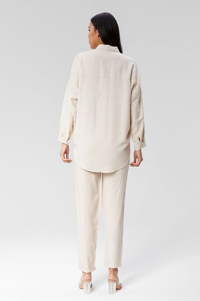 BAJAR Viscose Linen - Embroidered Suit Set
