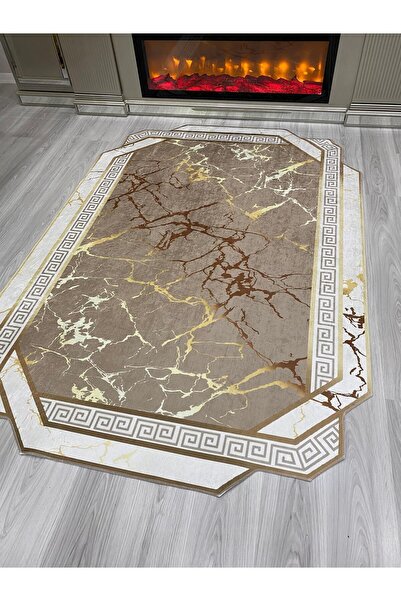 ALLGELSİN Yıkanabilir Kaymaz Taban Salon ve Oturma odası Halısı 4m² Dört ve 6...