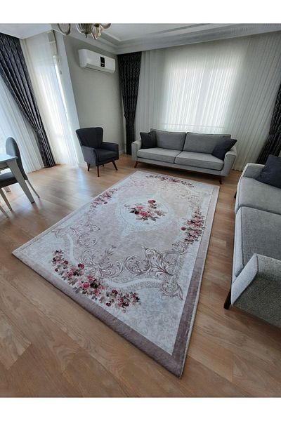 ALLGELSİN Noul sezon Husă elastică pentru covor Husă decorativă lavabilă cu imprimare digitală Husă modernă cu dungi