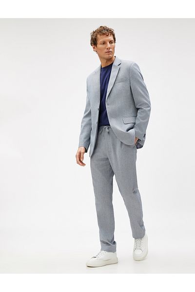 Koton Summer Jacket Blazer Pocket Detailed Buttoned
