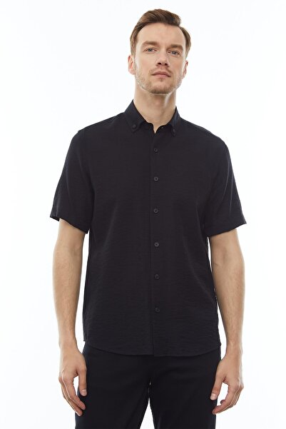 PAULMARK Ανδρικό κοντομάνικο πουκάμισο Slim Fit - KSD4543