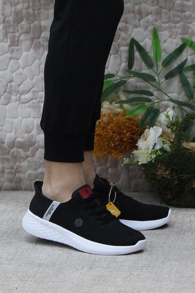 lumberjack Karlo Men's Black Sneakers - Light and Comfortable