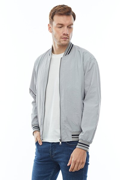 PAULMARK Ανδρικό παλτό Bomber Oversize - Πλεκτό, M1932