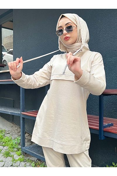 Bwest Tracksuit Set - Ecru - Bwest