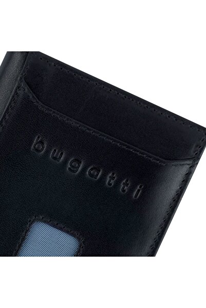 BUGATTI Secure Slim Geldbörse RFID Schutz Leder 8 cm