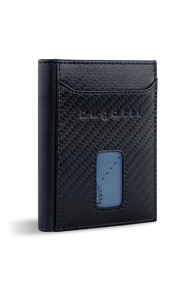 BUGATTI Secure Slim Wallet RFID protection Leather 8 cm
