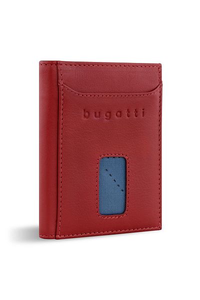 BUGATTI 8 cm RFID Schutz Leder Slim Geldbörse - Safe