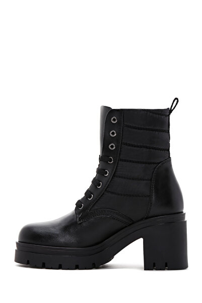 Derimod Black Thick Heeled Women's Boots