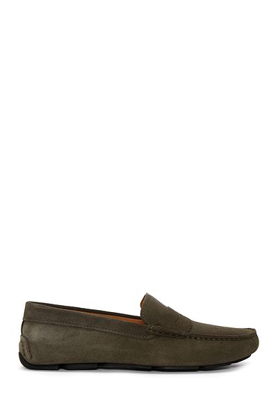 Derimod Green Suede Men's Leather Loafer