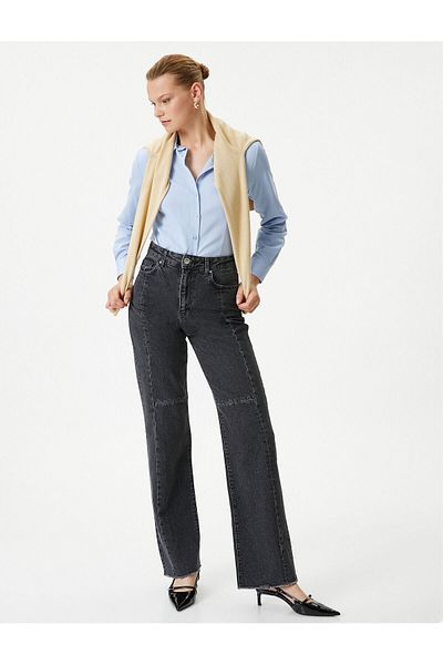 Koton Straight Leg Jeans High Waist - Nora Jean