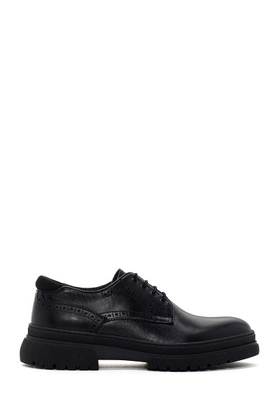 Derimod Men's Black Casual Leather Shoes - Comfortable and Stylish