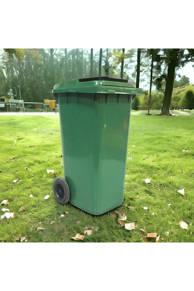 Girist Büyük Boy Çöp Kovası Tekerlekli Çöp Konteyneri 120 Lt