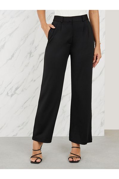 Styli High Rise Straight Fit Pant