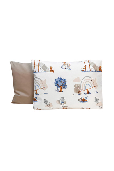 MundoLindo 100% Cotton 2-Piece Pillowcase Set for Baby & Kids 35 X 45 cm