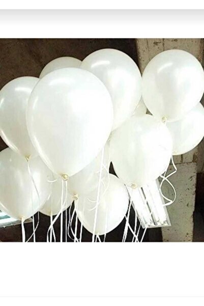 Kalisan 12lik Pastel Beyaz Balon