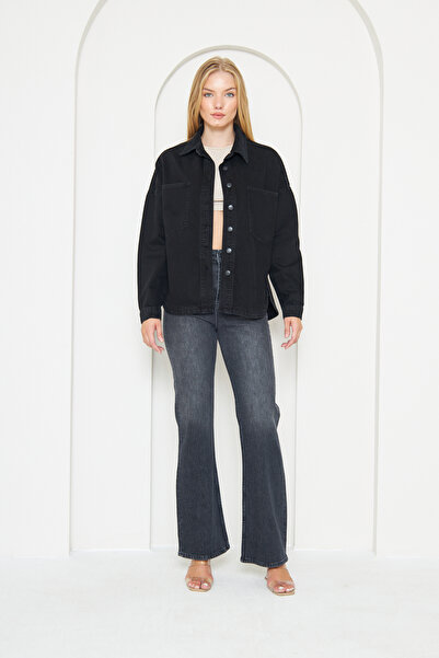 cracpot New Seasoni Oversize Denim Lycra Free Jeans Shirt