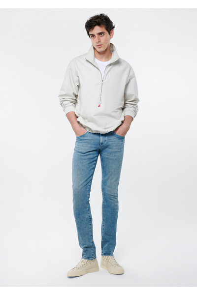 Mavi Erkek JAKE Eskitilmiş Mavi Pro Jean Pantolon 0042283801