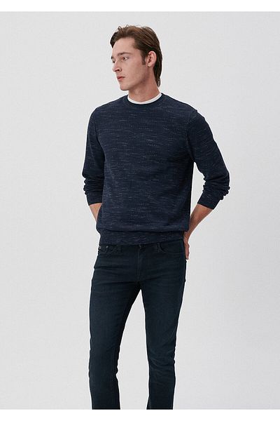 Mavi Crew Neck Navy Blue πουλόβερ Slim Fit / Narrow Cut 0710128-70490