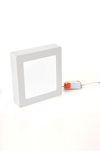 Begüsa Slim Led Panel 12w Square Surface Mounted White 6500 K