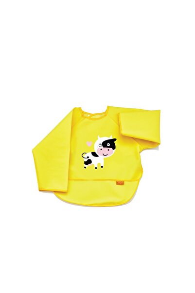 Babyjem Polly Bib with sleeves and Functional Pocket (Color: Yellow)