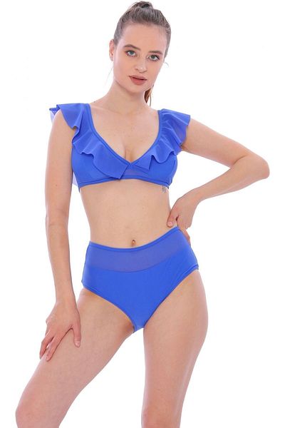 Argisa Flat Ruffle High Waist New Bikini 5029 Saks