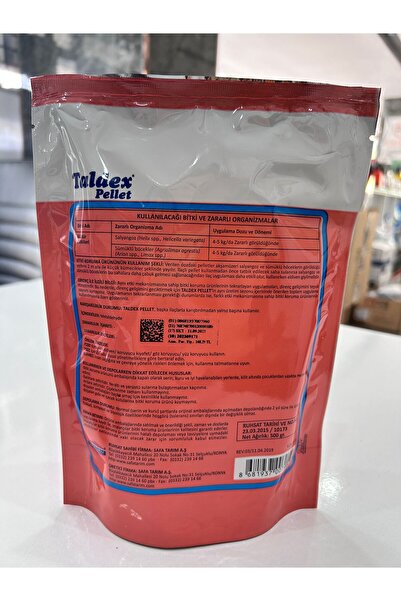 TALDEX PELLET Salyangoz ve Sümüklü Böcek İlacı 500gr