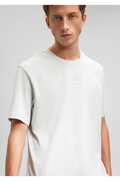 Mavi Τυπωμένο γκρι T-shirt Loose Fit / Loose Relaxed Fit0611923-80618