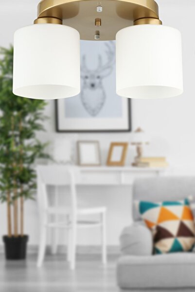 Begüsa Rana 2.li Camlı Tepsili Avize Eskitme