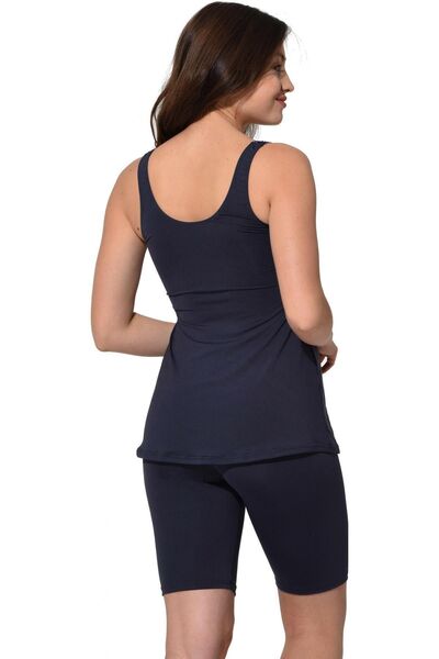 Argisa Tightskini Patterned Shorts Tankini 5532 Patterned Smoked Plus Size