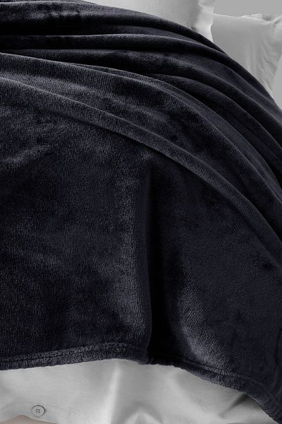 Yataş Olenna Double Wellsoft Blanket - Anthracite