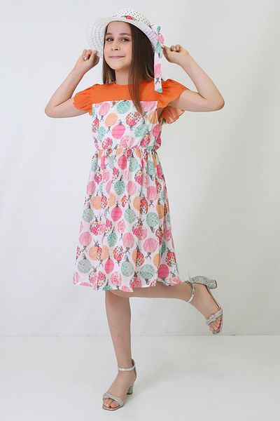 Fox Life Kids Rochie pentru pălărie de vară pentru fete