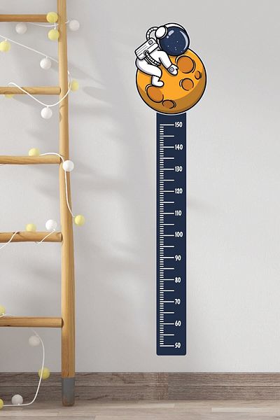 212shop | Astronaut | Kids Room Decorative Height Meter Sticker