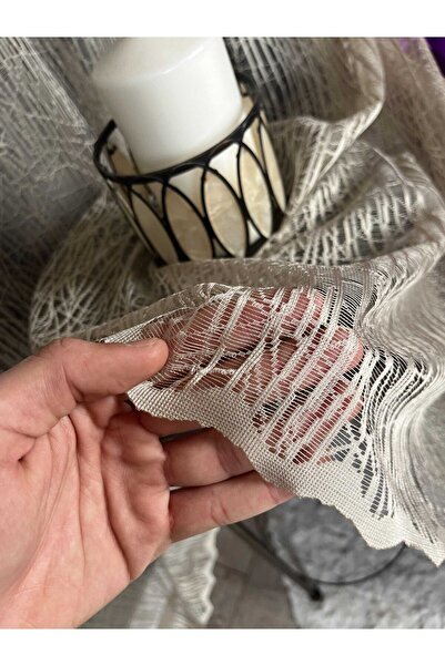 Evdepo Home نمط الزجاج المكسور، زراعة مستقيمة بدون طيات، رباط إضافي، ستارة من...