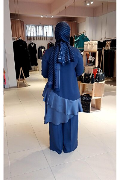 Nurcan Çetin HEDDY TAŞ DETAYLI PANTOLONLU ABİYE TAKIM PARLEMENT 5461