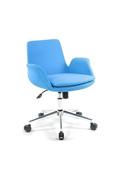 White Furniture Arya Ev Ofis Çalışma Sandalyesi Koltuğu B026