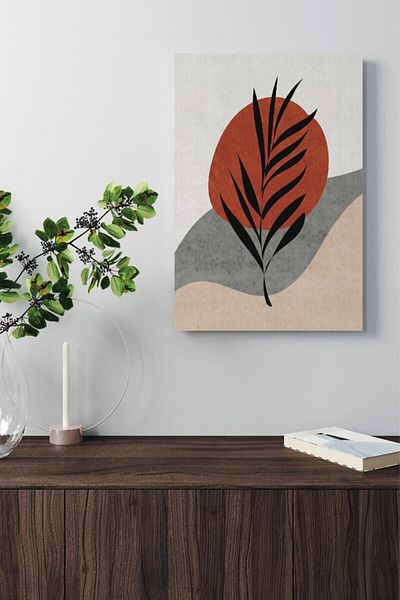 212shop |   Ελάχιστος διακοσμητικός πίνακας καμβά λουλουδιών