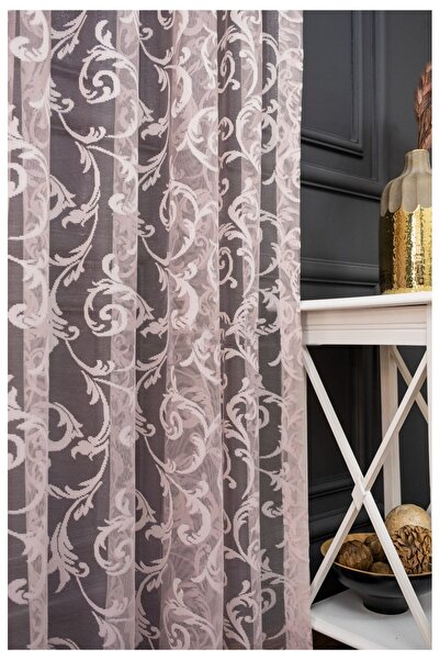 Evdepo Home Crown Shawl Pattern Normal (medium) Pleat, Tulle Curtain Single W...