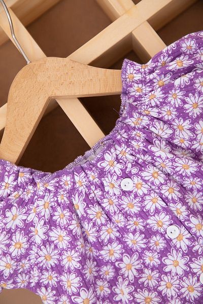 VEGAMOD 3-4-5-6 Years Old Girl Shorts Set - Daisy Printed, Reported
