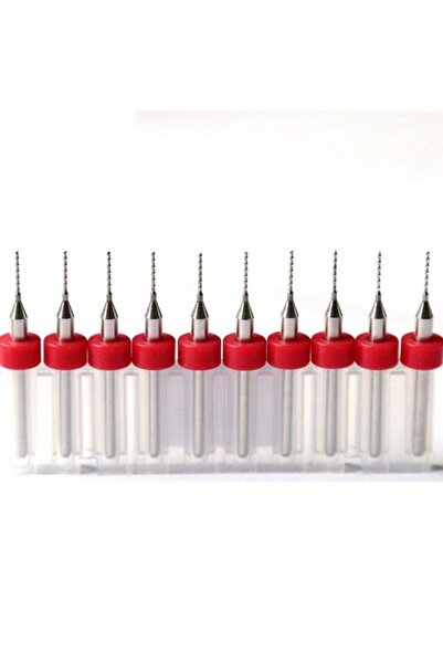 Schulzz 10 Parça 0.60 Mm Dremel Uyumlu Matkap Ucu Karbür Delme Mikro