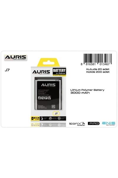 Auris Aurıs Samsung J7 Batarya