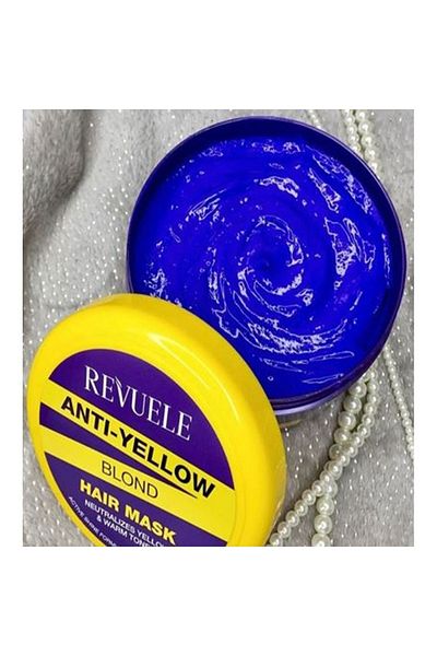 Revuele Anti-yellow Purple Hair Mask Gray Platinum and yellow color protective and moisturizing effect 500ml